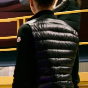Abby Lift Black Puffer Vest For Sale