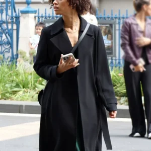 Abby Lift Black Trench Coat