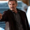 Absolution Liam Neeson Brown Leather Blazer