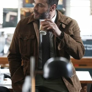 Adam Karadec High Potential S01 Suede Leather Jacket For Sale