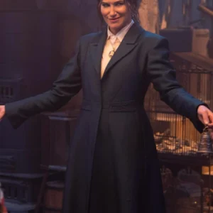 Agatha Kathryn Hahn All Along Coat Front