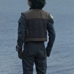 Ahsoka Jacen Syndulla Brown Quilted Vest Back