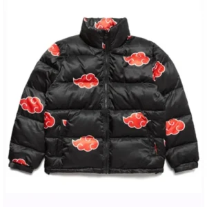 Akatsuki Puffer Black Jacket