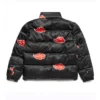Akatsuki Puffer Black Jacket Back