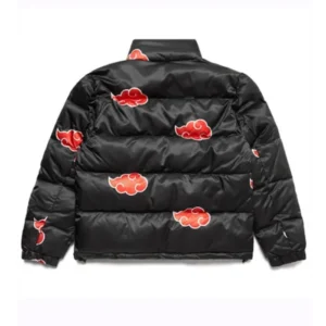 Akatsuki Puffer Black Jacket Back