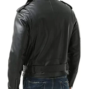 All Of Us Are Dead Lee Su hyeok Black Leather Jacket Back