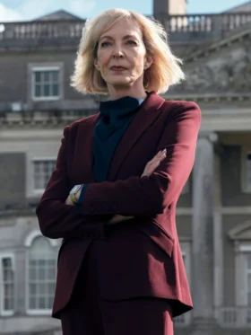 Allison Janney The Diplomat S02 Maroon Blazer