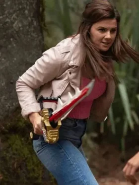 Amelia Jones Power Rangers Dino Fury Biker Jacket