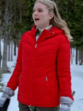 Andrea Brooks Snowy with a Chance of Christmas Puffer Jacket