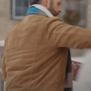 Andrew Flannery Christmas on the Alpaca Farm Brown Jacket For Men