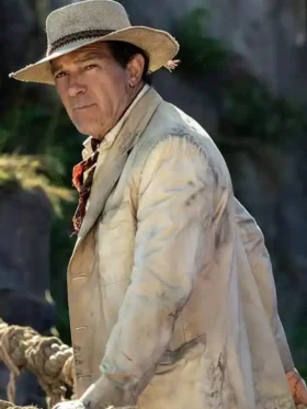 Antonio Banderas Paddington in Peru White Blazer For Sale