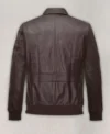 Arnold Schwarzenegger The Last Stand Leather Jacket Back