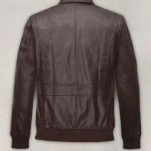 Arnold Schwarzenegger The Last Stand Leather Jacket Back