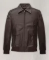 Arnold Schwarzenegger The Last Stand Leather Jacket Front