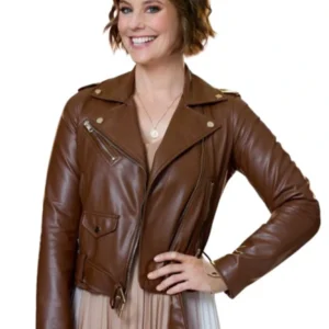 Ashley Williams Falling Together Brown Jacket