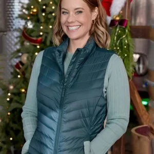 Ashley Williams Jingle Bell Run Green Vest