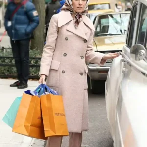 Babe Paley Feud S02 Beige Long Coat