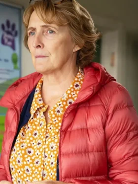 Bad Sisters S02 Fiona Shaw Red Jacket For Sale