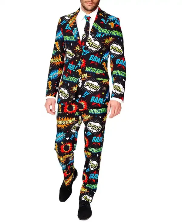 Badaboom Slim Fit Stylish 2 Piece Suit For Mens Walking