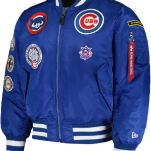 Baseball Team Chicago Cubs Bomber Jacket For Men
