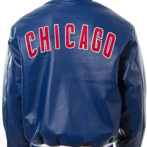Baseball Team Chicago Cubs Leather Jacket For Men