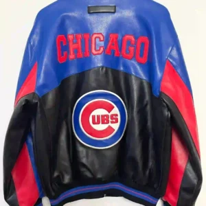 Baseball Team Chicago Cubs Leather Jacket For Sale scaled
