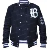Bay FC Blue Letterman Jacket Main