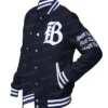 Bay FC Blue Letterman Jacket Right