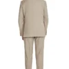 Beige Style Mens 2 Piece Trendy Wedding Suit Back