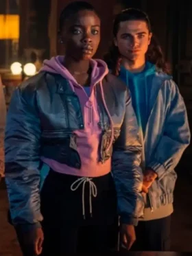 Bianca Barclay Wednesday Cropped Grey Jacket