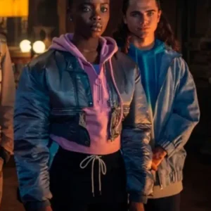 Bianca Barclay Wednesday Cropped Grey Jacket