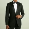 Black Slim Fit Style 2 Piece Notched Lapel Tuxedo