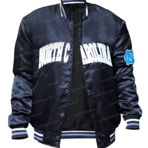 Blue North Carolina Varsity Jacket Main