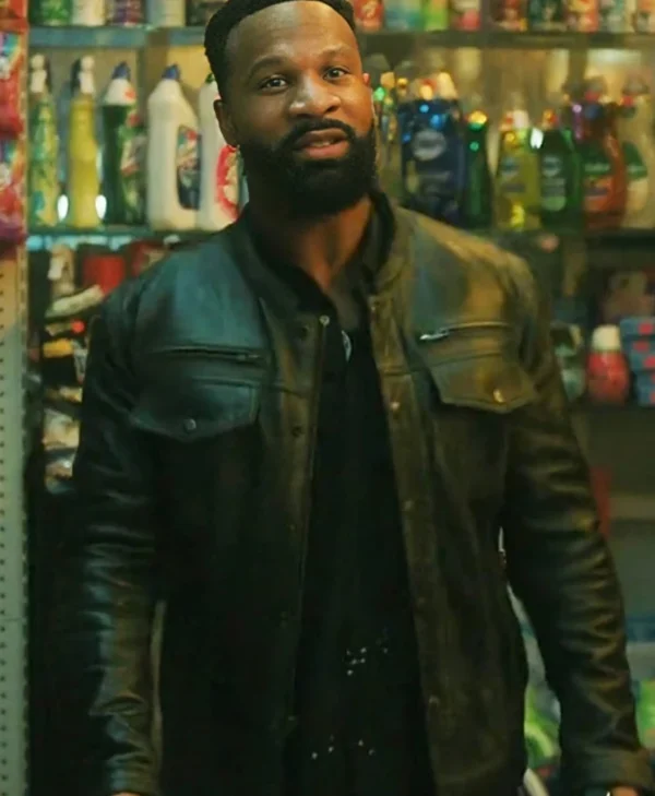 Bobby Trey Black Leather Jacket