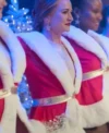 Britt Robertson The Merry Gentlemen Christmas Coat Smiling