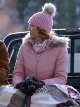 Brittany Snow Christmas with the Campbells Pink Jacket