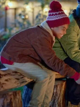 Bryan Christmas With A Kiss Brown Jacket For Sale