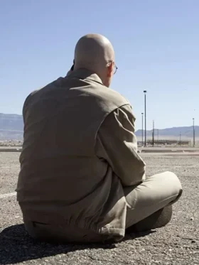 Bryan Cranston Breaking Bad Beige Cotton Jacket Back