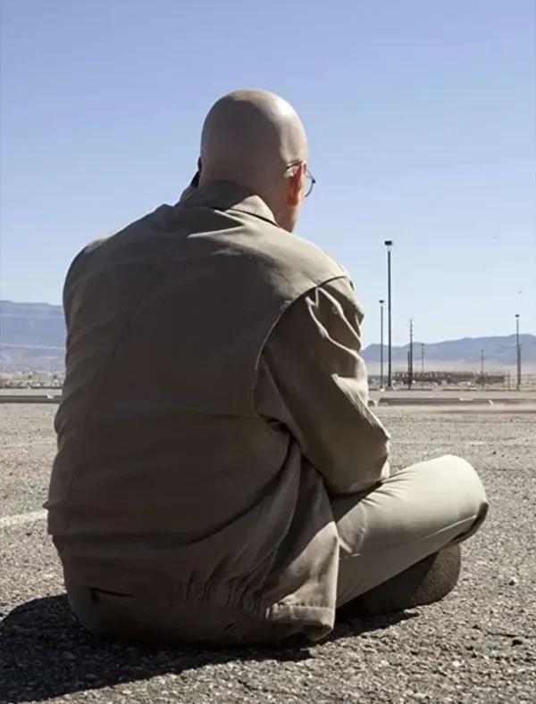 Bryan Cranston Breaking Bad Beige Cotton Jacket Back