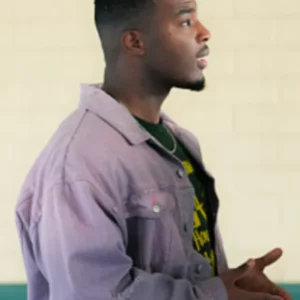 Buy All American S06 Spencer James Purple Denim Jacket