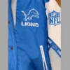 Buy Costco Detroit Lions Jacket Unisex Vintage Blue and White