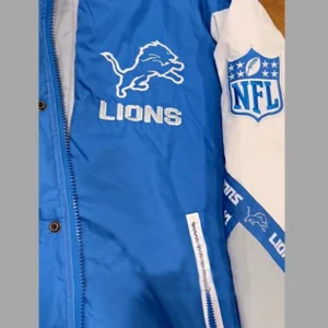 Buy Costco Detroit Lions Jacket Unisex Vintage Blue and White