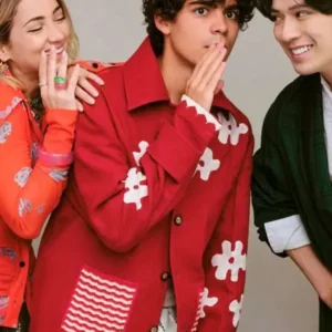 Buy Inaki Godoy TV Series One Piece 2023 Monkey D. Luffy Red Wool Coat