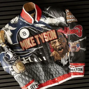 Buy Iron Mike Tyson Jacket Custom Leather Made By Jeff Hamilton sale