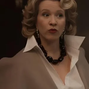 Buy Linda Emond Only Murders in the Building Grey Long Coat