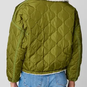 Buy Lucy Only Murders in the Building Green Quilted Jacket