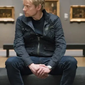 Buy Marc Warren Van der Valk Black Cotton Jacket
