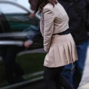 Buy Selena Gomez Only Murders in the Building Grey Cropped Jacket