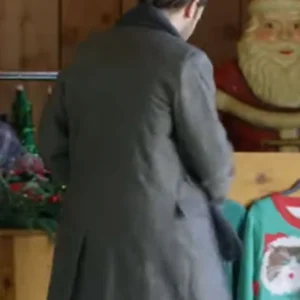Buy Tyler Hynes The Mistletoe Secret Grey Coat