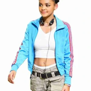 Celeste OConnor Madame Web Blue Track Jacket